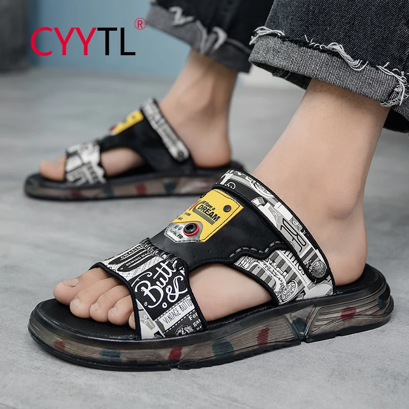 CYYTL Designer Sandals Men Summer Outdoor Fashion Graffiti Pattern Slippers Open Toe Beach Sport Walking Casual Slide Shoes 
CYYTL Designer Sandals Men Summer Outdoor Fashion Graffiti Pattern Slippers Open Toe Beach Sport Walking Casual Slide Shoes
