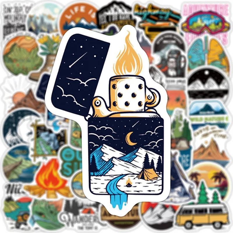 50PCS Outdoor Hiking Stickers Adventure Waterproof Graffiti Decals For Car Styling Bike Motorcycle Laptop Luggage Sticker
50PCS Outdoor Hiking Stickers Adventure Waterproof Graffiti Decals For Car Styling Bike Motorcycle Laptop Luggage Sticker