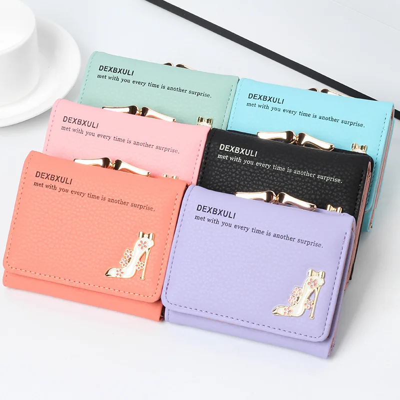 2019 New Wallets Female Wallet Short High Heel Pattern Women Wallets Purses Card Coin Pocket Lady Girl Bifold Small Wallet
2019 New Wallets Female Wallet Short High Heel Pattern Women Wallets Purses Card Coin Pocket Lady Girl Bifold Small Wallet