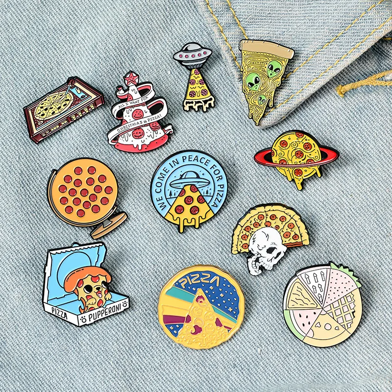 Pizza UFO Planet Enamel Pins Custom ET Christmas Tree Globe Brooch Fun Cartoon Food Bag Lapel Pin Shirt Badge Jewelry Gift Kids
Pizza UFO Planet Enamel Pins Custom ET Christmas Tree Globe Brooch Fun Cartoon Food Bag Lapel Pin Shirt Badge Jewelry Gift Kids