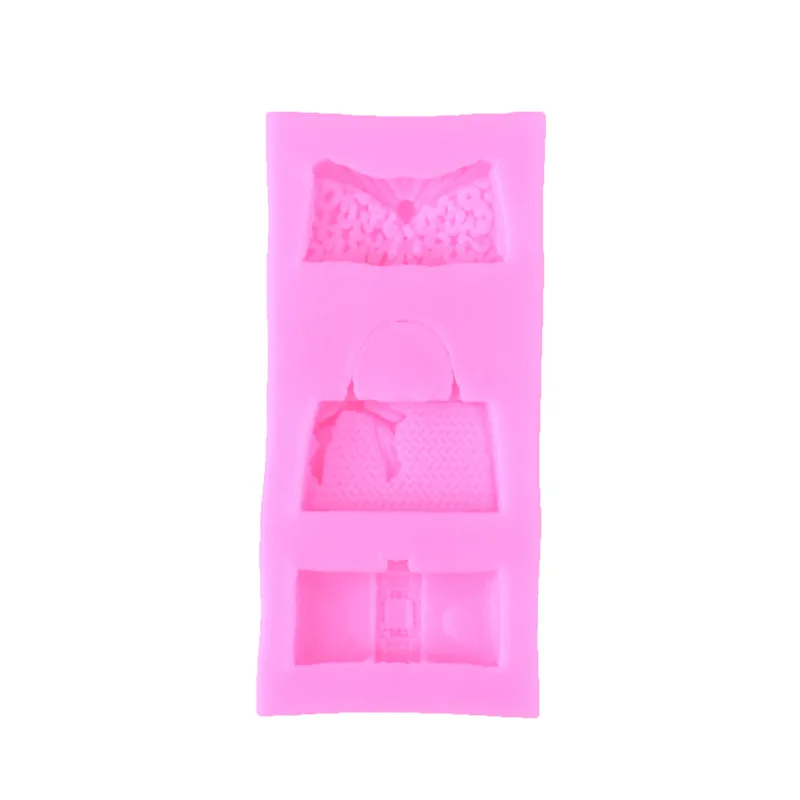 Fashion Women's Bag Fondant Silicone Mold Chocolate mould Handbag cake decoration mould Ultra light clay silicone mold
Fashion Women's Bag Fondant Silicone Mold Chocolate mould Handbag cake decoration mould Ultra light clay silicone mold