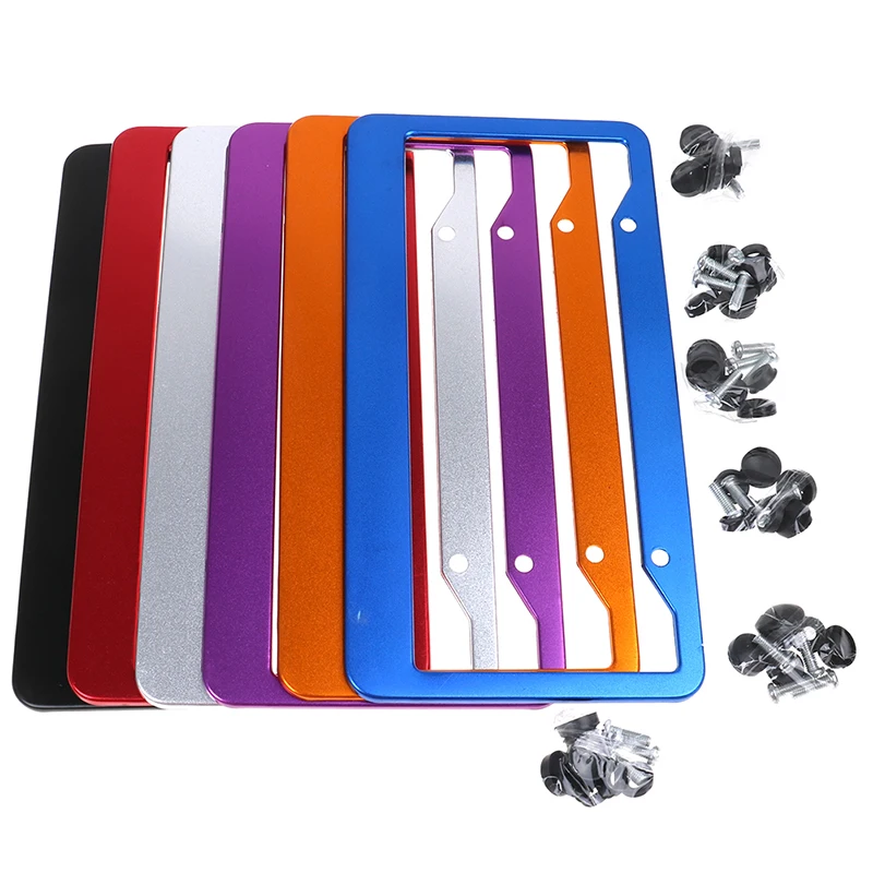 1pc Universal Aluminum Alloy US Car License Plate Frame Cover Auto Accessory Waterproof Number Plate Holder Car Decoration
1pc Universal Aluminum Alloy US Car License Plate Frame Cover Auto Accessory Waterproof Number Plate Holder Car Decoration