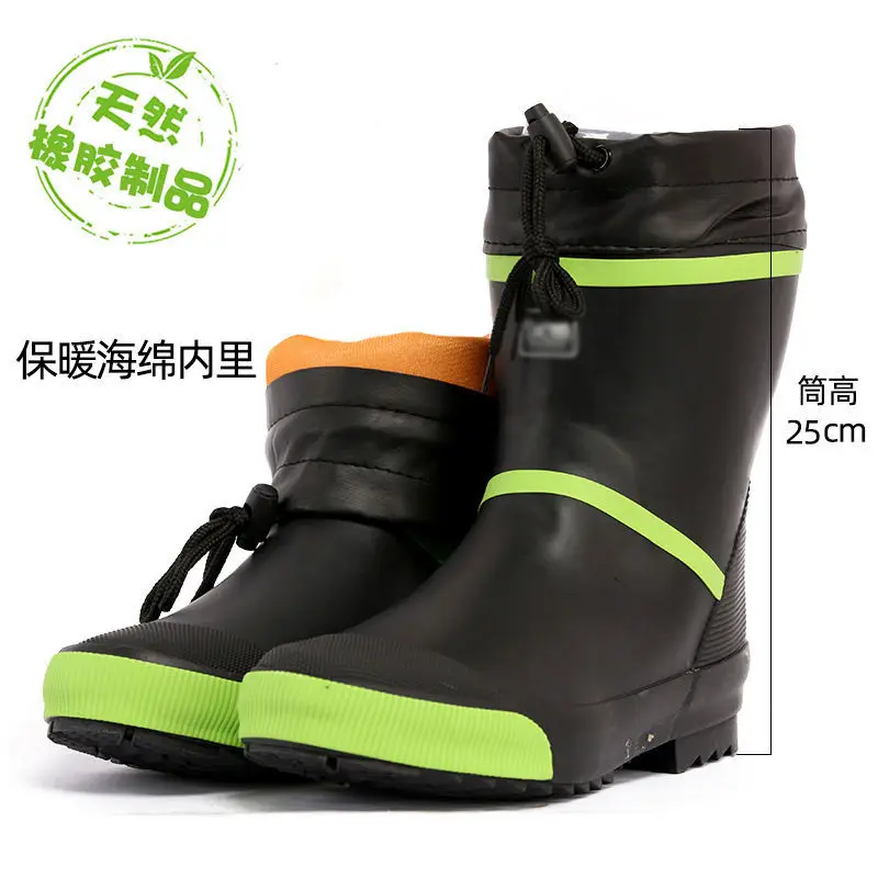 Rain Boots Men Non-slip and Waterproof Rubber Fishing Rubber Shoes Planting Water Shoes Shimoda Mens Autumn and Winter Models
Rain Boots Men Non-slip and Waterproof Rubber Fishing Rubber Shoes Planting Water Shoes Shimoda Mens Autumn and Winter Models