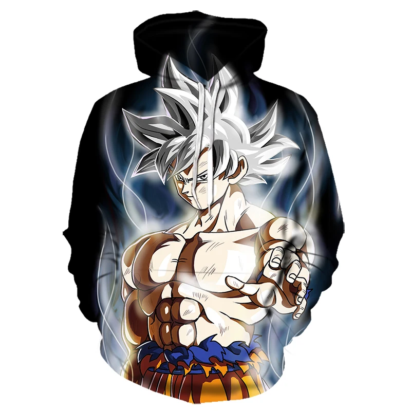 Dragon Ball Z Goku 3D Толстовка с капюшоном пальто мужские и женские свитшоты толстовки