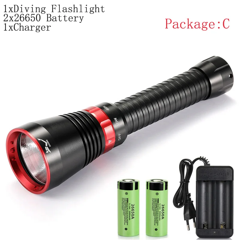 Ekaiou подводный фонарь XHP70.2 6000 люмен
Ekaiou подводный фонарь XHP70.2 6000 люмен