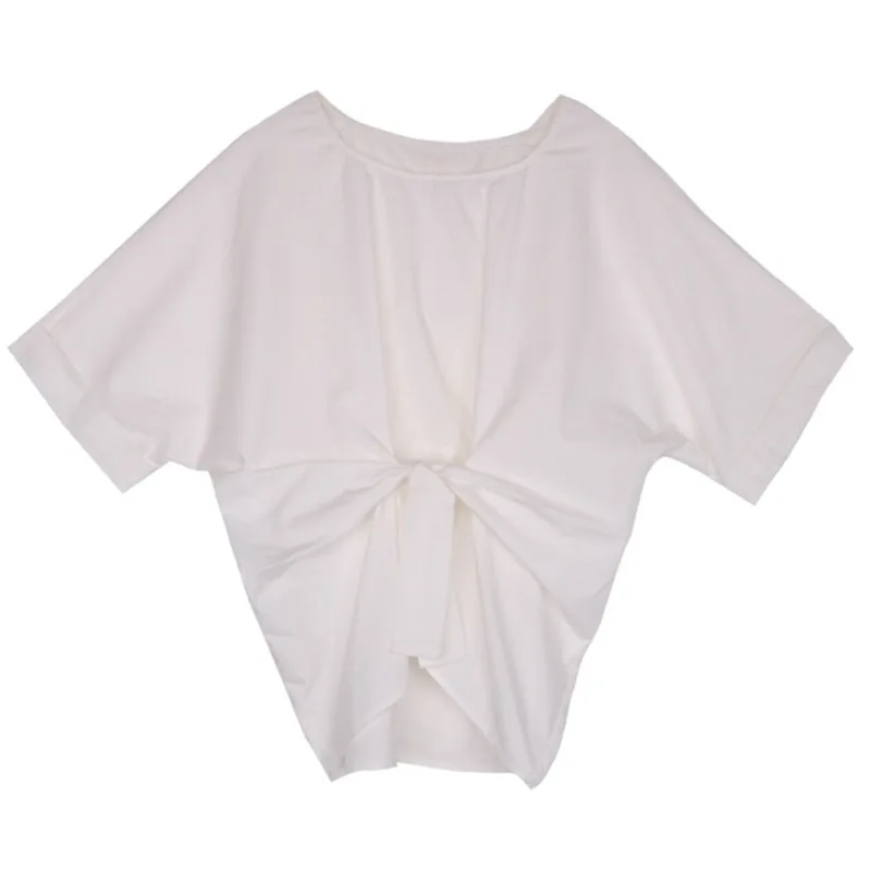 LANMREM New Women Shirts Round Neck Batwing Sleeve Irregular Loose Fit Simplicity Fashion Tide Summer 2021 2P2139 
LANMREM New Women Shirts Round Neck Batwing Sleeve Irregular Loose Fit Simplicity Fashion Tide Summer 2021 2P2139
