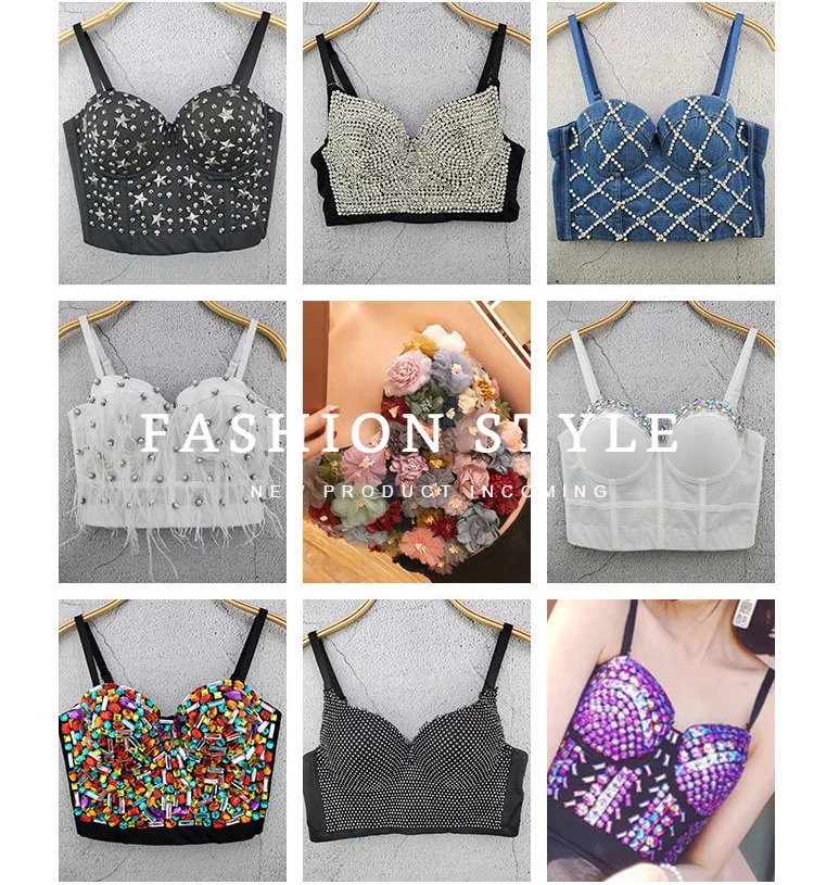 Sale 3 Colors Women Sexy Designer Beading Colorful Cotton Camisole Tops Summer 2021 High Street Short Camis Crop Tops
Sale 3 Colors Women Sexy Designer Beading Colorful Cotton Camisole Tops Summer 2021 High Street Short Camis Crop Tops