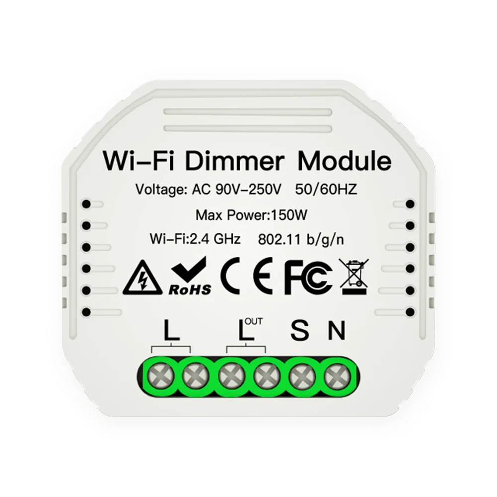 1 Gang DIY Mini LED WiFi Dimmer Module Tuya Remote Control 1 Way Smart Light Dimmable Switch without Separate HUB
1 Gang DIY Mini LED WiFi Dimmer Module Tuya Remote Control 1 Way Smart Light Dimmable Switch without Separate HUB