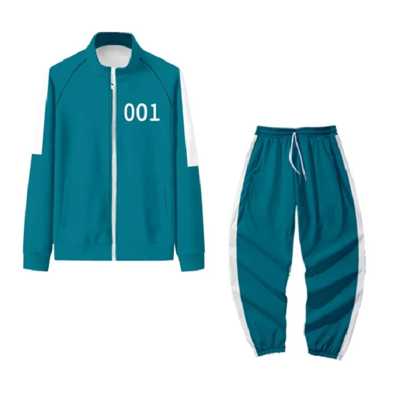 Squid Game Costume Round Six Cosplay Sweatshirt Pant Set Zipper Cardigan Digital Printing Sportswear Pocket Hot Cool Stuff Gift
Squid Game Costume Round Six Cosplay Sweatshirt Pant Set Zipper Cardigan Digital Printing Sportswear Pocket Hot Cool Stuff Gift