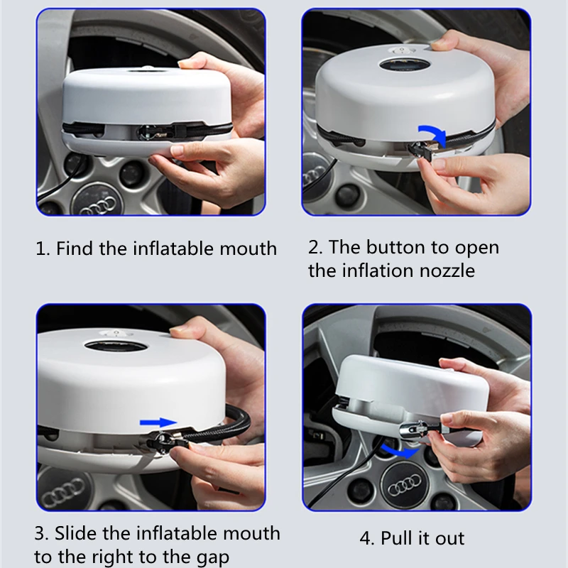 Deli Portable Car Inflator Digital Display Preset Tire Pressure Air Compressor Car Electric Bicycle Motorcycle Pump Air Pump
Deli Portable Car Inflator Digital Display Preset Tire Pressure Air Compressor Car Electric Bicycle Motorcycle Pump Air Pump