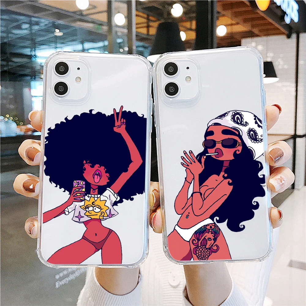 Afro Black Girl Magic Melanin Poppin phone Case For Samsung A50 A70 S6 S7 Edge Case for Samsung S10 E S9 S8 Plus Soft TPU Case
Afro Black Girl Magic Melanin Poppin phone Case For Samsung A50 A70 S6 S7 Edge Case for Samsung S10 E S9 S8 Plus Soft TPU Case