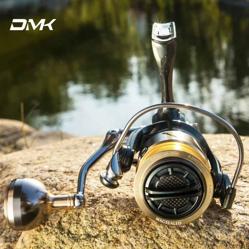 DMK 5 2: 1 MC800-MC5000 катушка для отжима спиннинга 10BB из сплава 16kgs Drag Power соленая вода |