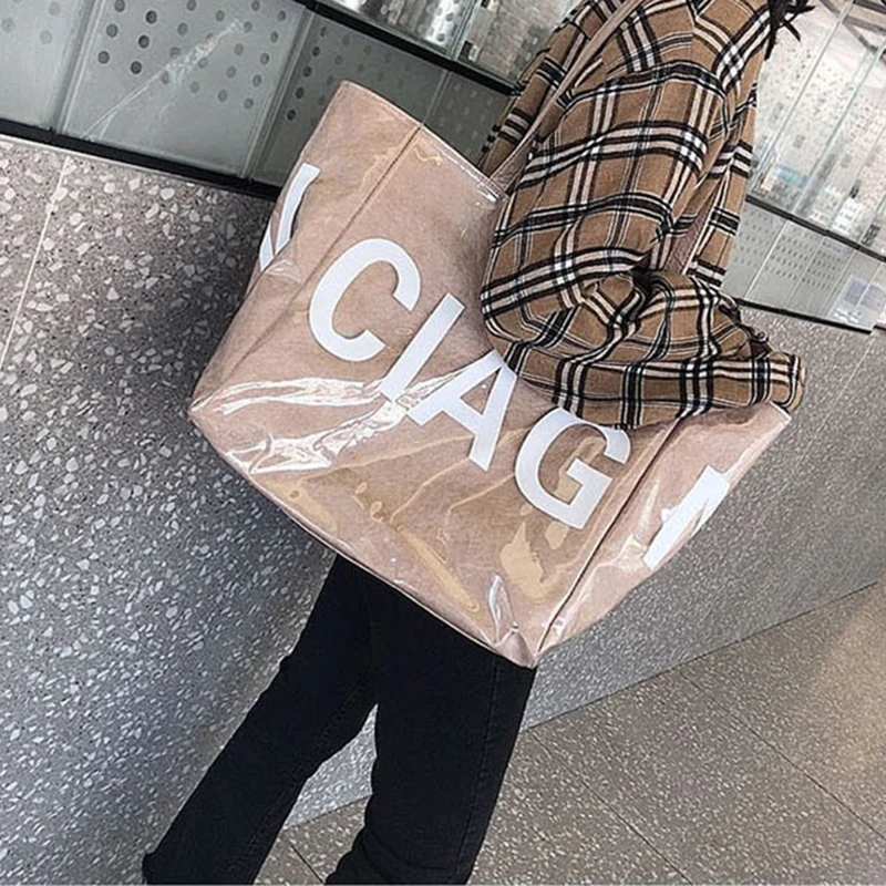 Women's Large-Capacity Shoulder Bag Fashion Designer Handbag High-Quality Beach Bag Letter Printed Shoulder Bag
Women's Large-Capacity Shoulder Bag Fashion Designer Handbag High-Quality Beach Bag Letter Printed Shoulder Bag