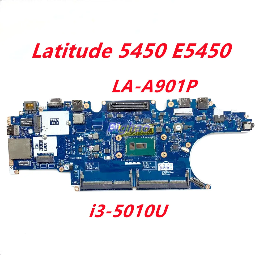 CN-00PVYKY 07YWD9 For DELL Latitude E5450 ZAM70 LA-A901P Laptop motherboard i3-5010U/5005U DDR3 notebook mainboard
CN-00PVYKY 07YWD9 For DELL Latitude E5450 ZAM70 LA-A901P Laptop motherboard i3-5010U/5005U DDR3 notebook mainboard