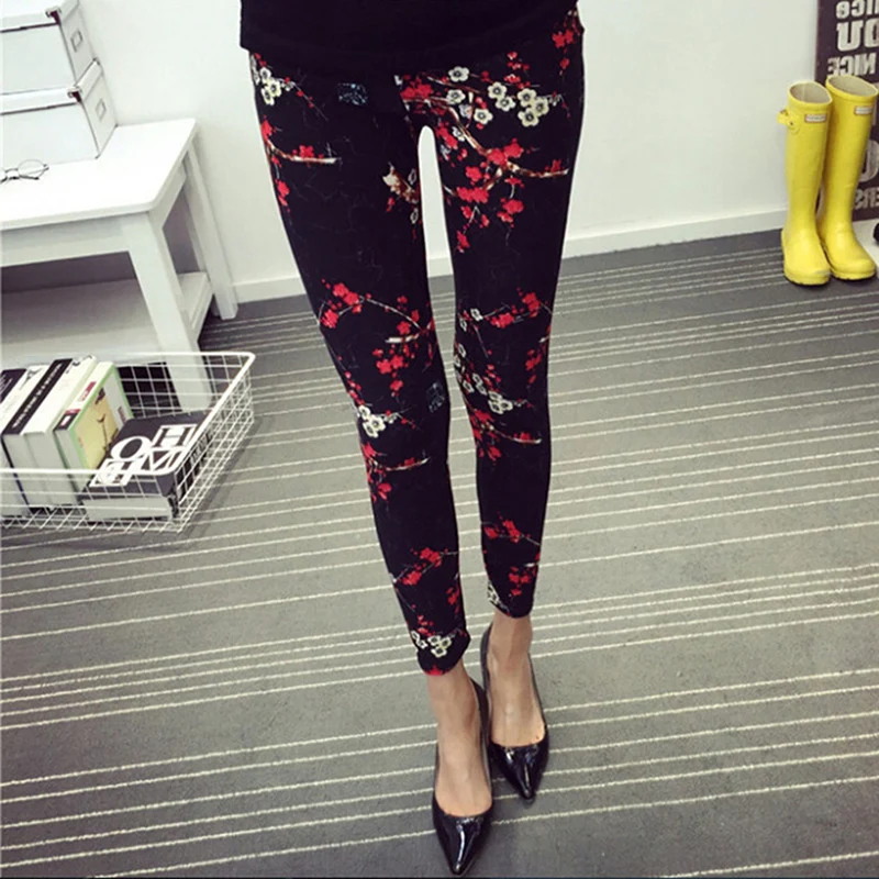 Fashion Flowers Print Women Leggings Floral Leggings For Women Female Ankle Length Pencil Leggins Ladies Stretch Skinny Legins 
Fashion Flowers Print Women Leggings Floral Leggings For Women Female Ankle Length Pencil Leggins Ladies Stretch Skinny Legins