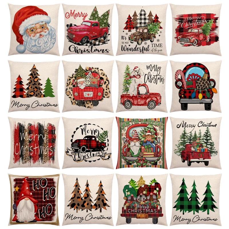 Christmas Decoration Cushion Set Santa Claus Sofa Pillowcase Holiday Decoration Pillowcase Linen Pillowcase 45cmx45cm
Christmas Decoration Cushion Set Santa Claus Sofa Pillowcase Holiday Decoration Pillowcase Linen Pillowcase 45cmx45cm