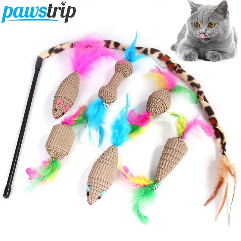 7pcs/set Pet Cat Toys Feather Kitten Toy Funny Playing Cat Sticks Corrugated Paper Scratcher Cat Toy Mouse Toys For Cats Kitten
7pcs/set Pet Cat Toys Feather Kitten Toy Funny Playing Cat Sticks Corrugated Paper Scratcher Cat Toy Mouse Toys For Cats Kitten