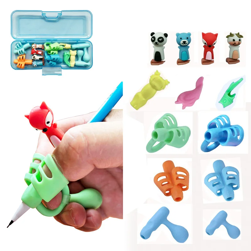 16pcs Handwriting Pen Handle Posture Correction Kids Guide Aid Rod Stationery Children Pencil Holder Cute
16pcs Handwriting Pen Handle Posture Correction Kids Guide Aid Rod Stationery Children Pencil Holder Cute