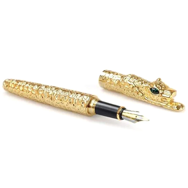 

Jinhao новая роскошная перьевая ручка леопардовая чернильная ручка художественные ручки Роскошная коллекция деловая офисная подарочная ручк...