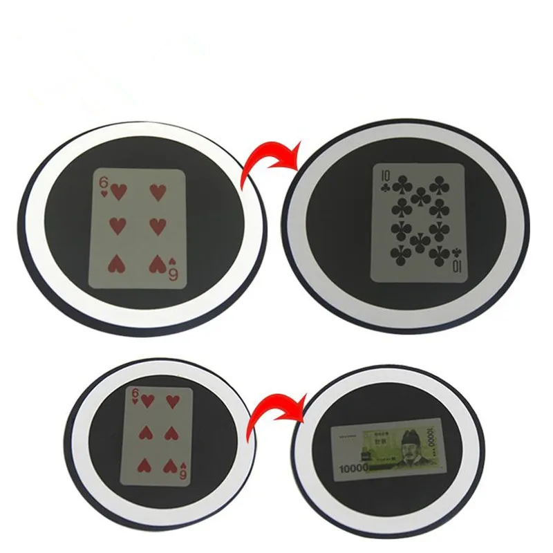 Фото 7 см/11 см зеркальная карточка для покера Magia Gimmick аксессуары - купить