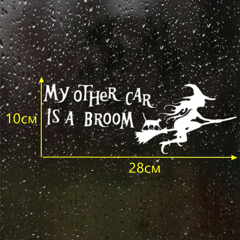 28X10CM My Other Car Is A Broom Funny Car Sticker Vinyl Decal Silver/black Car Auto Stickers for Car Bumper Window
28X10CM My Other Car Is A Broom Funny Car Sticker Vinyl Decal Silver/black Car Auto Stickers for Car Bumper Window