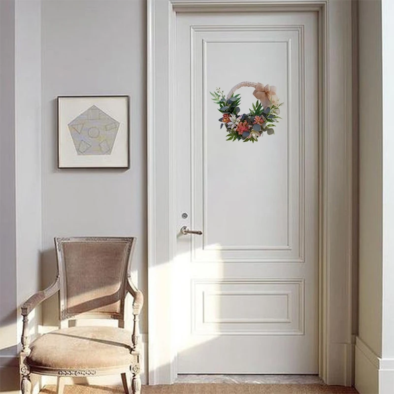 Artificial Succulent Wreath with Knotted Bow, for Front Door Hanging Wall Window Wedding Party Farmhouse Home Decor
Artificial Succulent Wreath with Knotted Bow, for Front Door Hanging Wall Window Wedding Party Farmhouse Home Decor