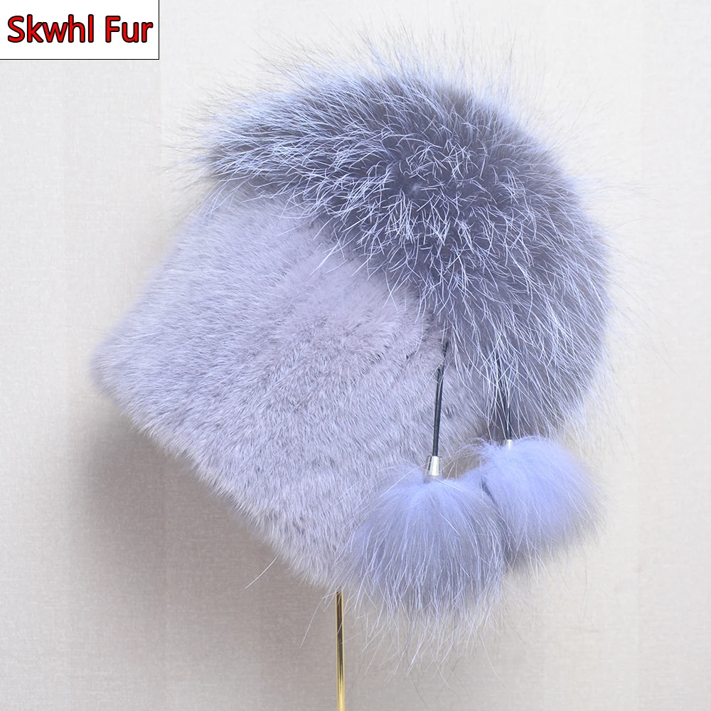 Fashion Silver Fox Fur Hair Fur Hats for Women Luxury Real Mink Caps Warm In The Winter Female Beanies Winter Warm Mink Fur Caps
Fashion Silver Fox Fur Hair Fur Hats for Women Luxury Real Mink Caps Warm In The Winter Female Beanies Winter Warm Mink Fur Caps