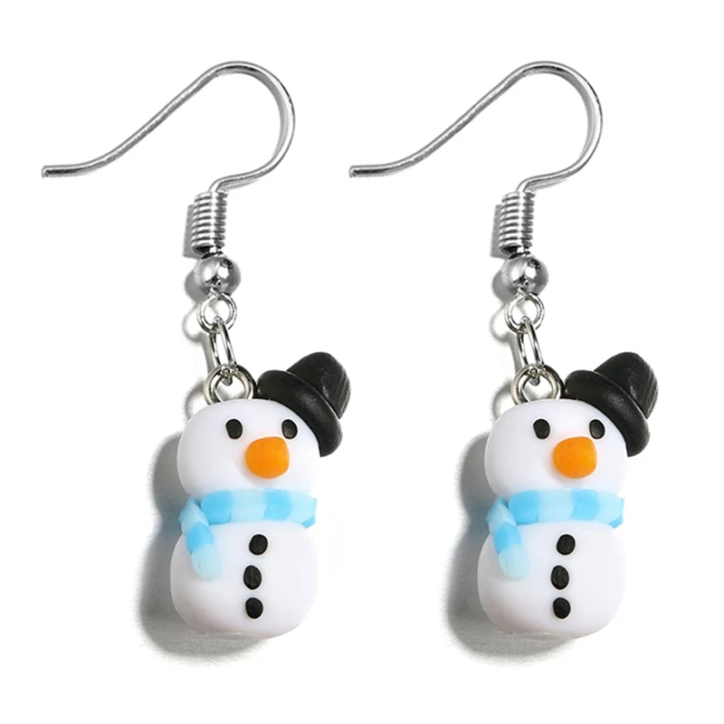 Soft ceramics Cute Santa Claus Dangle Earrings for Women Lovely Snowman Earrings Jewelry for Christmas
Soft ceramics Cute Santa Claus Dangle Earrings for Women Lovely Snowman Earrings Jewelry for Christmas