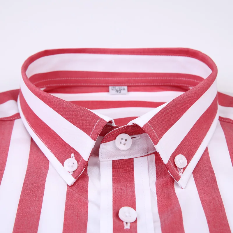 Luxury Quality Long Sleeve Striped Dress Shirt Men's Casual Button Down Collar Easy Care Cotton Shirts Business Formal Clothing
Luxury Quality Long Sleeve Striped Dress Shirt Men's Casual Button Down Collar Easy Care Cotton Shirts Business Formal Clothing