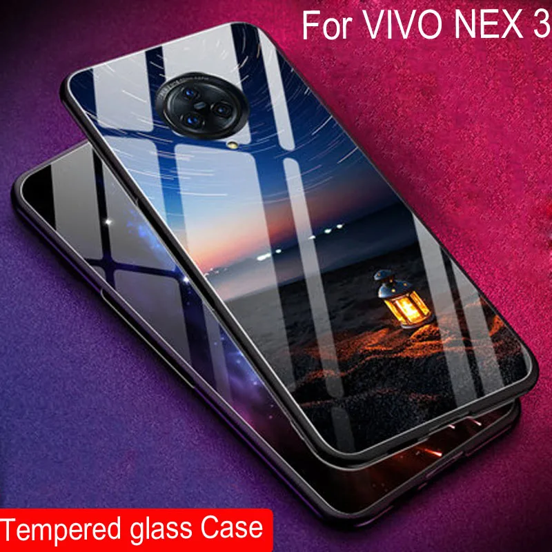 Чехол из закаленного стекла для VIVO NEX 3, силиконовая Мягкая задняя крышка для VIVO NEX3, чехол для телефона с звездным узором для VIVO NEX 3
Чехол из закаленного стекла для VIVO NEX 3, силиконовая Мягкая задняя крышка для VIVO NEX3, чехол для телефона с звездным узором для VIVO NEX 3