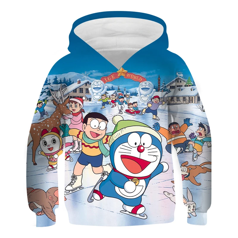 4-14T Kawaii Doraemon 3D Print Kids Japan Cartoon Anime Hoodies Sweatshirt Baby Boy Tops Children Funny Pullover for Teen Girls
4-14T Kawaii Doraemon 3D Print Kids Japan Cartoon Anime Hoodies Sweatshirt Baby Boy Tops Children Funny Pullover for Teen Girls