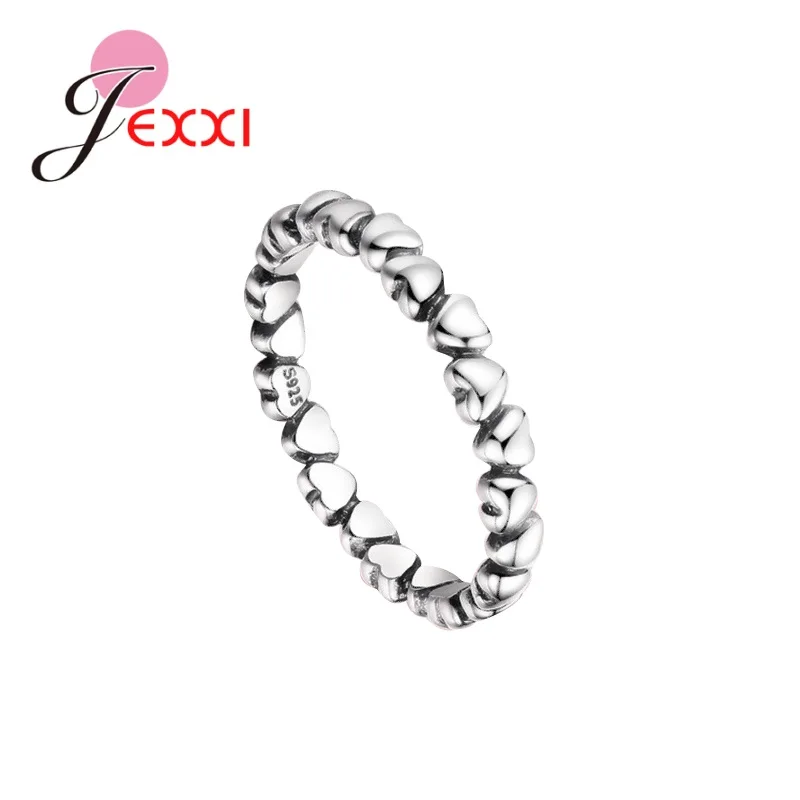 Real 925 Sterling Silver Forever Love Heart Finger Ring 925 Sterling Silver Jewelry Gift For Wedding Engagement Party Supplies
Real 925 Sterling Silver Forever Love Heart Finger Ring 925 Sterling Silver Jewelry Gift For Wedding Engagement Party Supplies