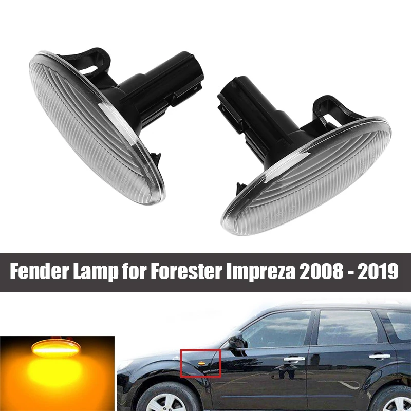 1Pair Dynamic Led Side Marker Turn Signal Indicator Repeater Light Lamp for Subaru Forester Impreza 2008 - 2019
1Pair Dynamic Led Side Marker Turn Signal Indicator Repeater Light Lamp for Subaru Forester Impreza 2008 - 2019