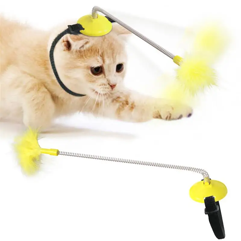 Funny Cat Toys Stick Cat Teaser Interactive Toy With Springs Feather Toys For Pet Cats Stick Pet Product Interactive Supplies
Funny Cat Toys Stick Cat Teaser Interactive Toy With Springs Feather Toys For Pet Cats Stick Pet Product Interactive Supplies