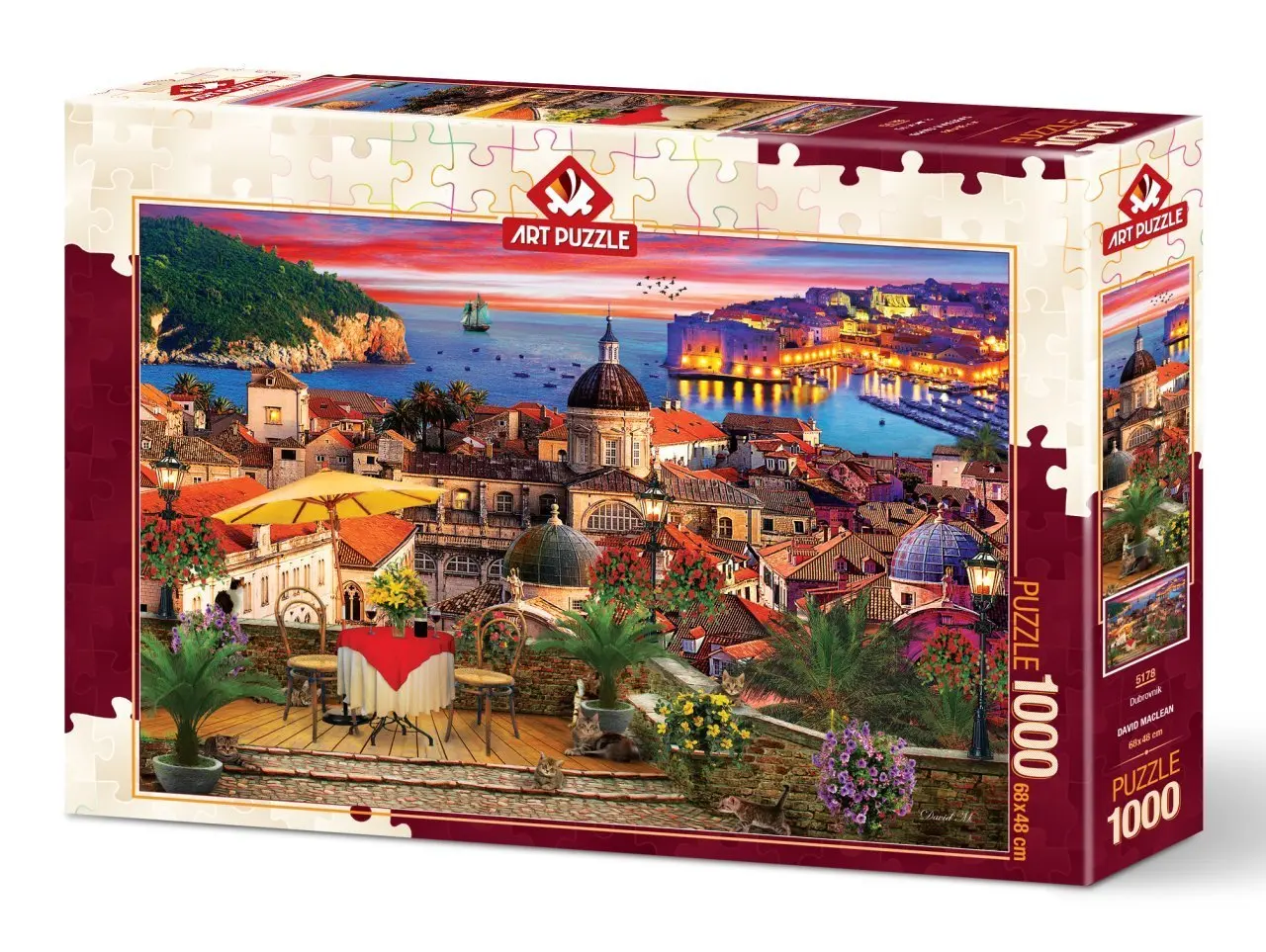 Art Puzzle Dubrovnik 1000 Piece Jigsaw Puzzle
Art Puzzle Dubrovnik 1000 Piece Jigsaw Puzzle