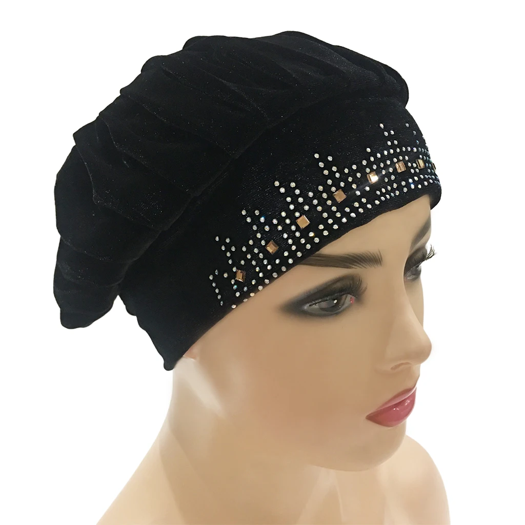 H220 Full Cover Pleuche Muslim Hijab Hats with rhinestones Crinkled Sleep Amira islamic scarf Velvet fabric Winter turban caps
H220 Full Cover Pleuche Muslim Hijab Hats with rhinestones Crinkled Sleep Amira islamic scarf Velvet fabric Winter turban caps