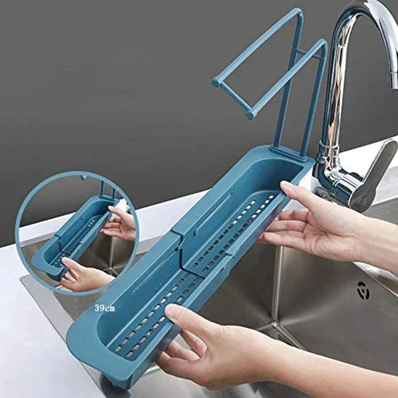 2Pcs Telescopic Sink Holder,Expandable Storage Drain Basket Rack,Sponge Soap Holder Drainer Sink Tray for Home Kitchen
2Pcs Telescopic Sink Holder,Expandable Storage Drain Basket Rack,Sponge Soap Holder Drainer Sink Tray for Home Kitchen