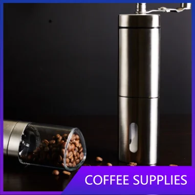 Stainless Steel Portable Coffee Bean Grinder Crank Travel Hand Crank Coffee Grinder Kitchen Supplies Washable Grinder
Stainless Steel Portable Coffee Bean Grinder Crank Travel Hand Crank Coffee Grinder Kitchen Supplies Washable Grinder
