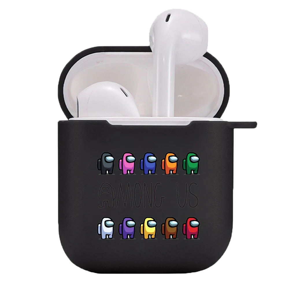 HOT ETUI Among Us Game Cute Cartoon Funda Case for Apple AirPods 2 1 black Silicone Wireless Bluetooth Earphone Box AirPod Cover
HOT ETUI Among Us Game Cute Cartoon Funda Case for Apple AirPods 2 1 black Silicone Wireless Bluetooth Earphone Box AirPod Cover
