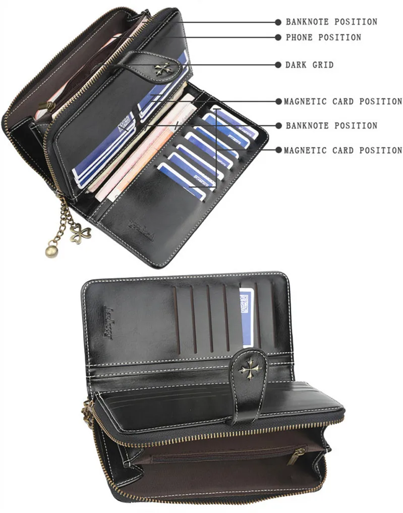 2021 Women Wallet Fashion Leather Long Top Quality Classic Card Holder Female Wallet Zipper Brand Wallet For Women
2021 Women Wallet Fashion Leather Long Top Quality Classic Card Holder Female Wallet Zipper Brand Wallet For Women