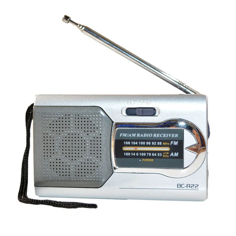 Portable Radio Telescopic Antenna Speaker Mini Outdoor Dual Band AM FM Music Player Stereo | Электроника