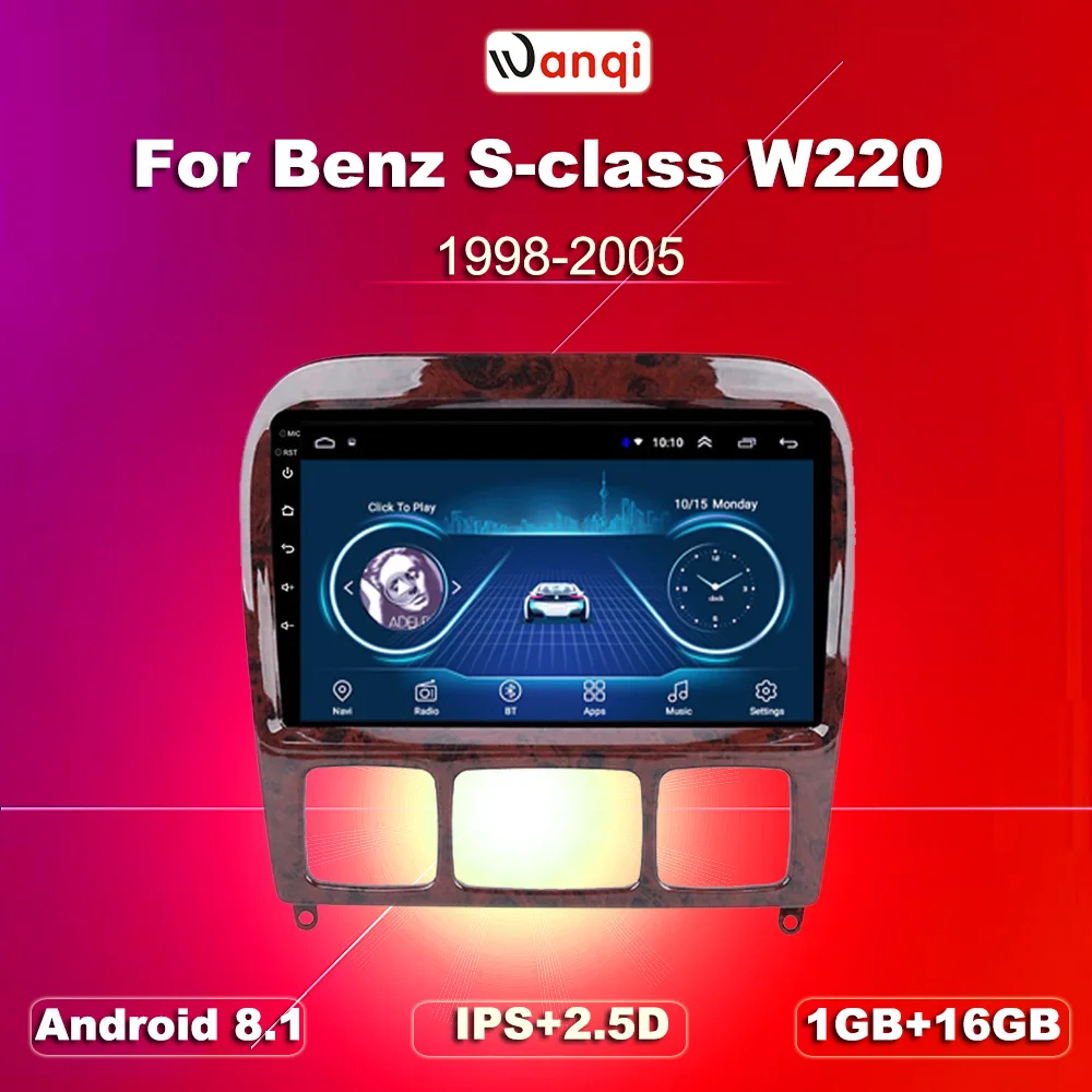 Автомобильный навигатор GPS стерео Android 1998 Авторадио для Mercedes Benz S Class W220 S280 S320 S350 S400