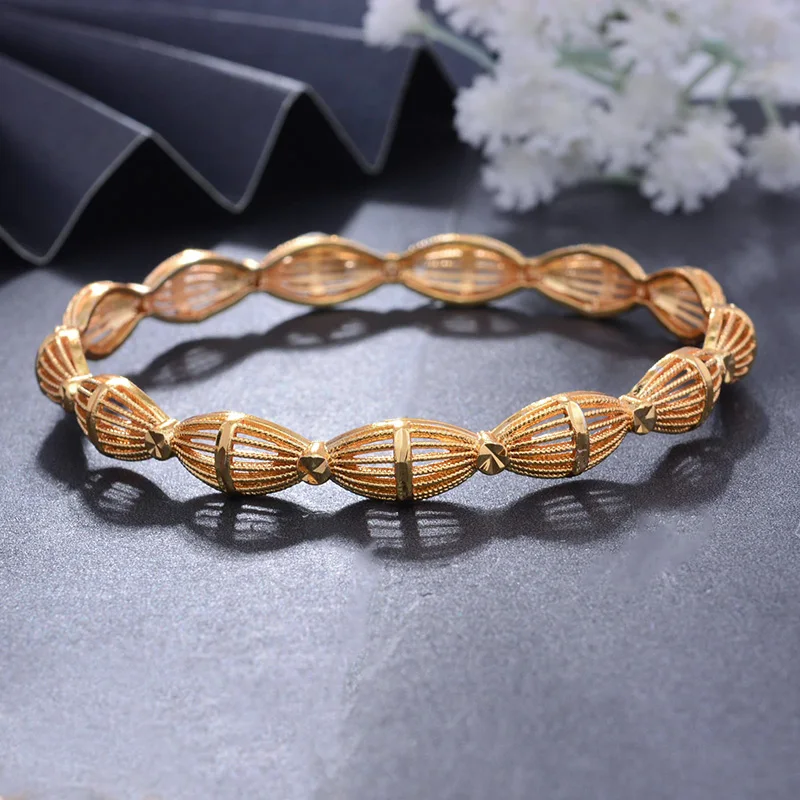 Wando 1Pcs Top Quality Dubai Gold Color Bangles For Women Vintage Bride Wedding Bracelet Bangles Africa Arab Halloween Jewelry
Wando 1Pcs Top Quality Dubai Gold Color Bangles For Women Vintage Bride Wedding Bracelet Bangles Africa Arab Halloween Jewelry