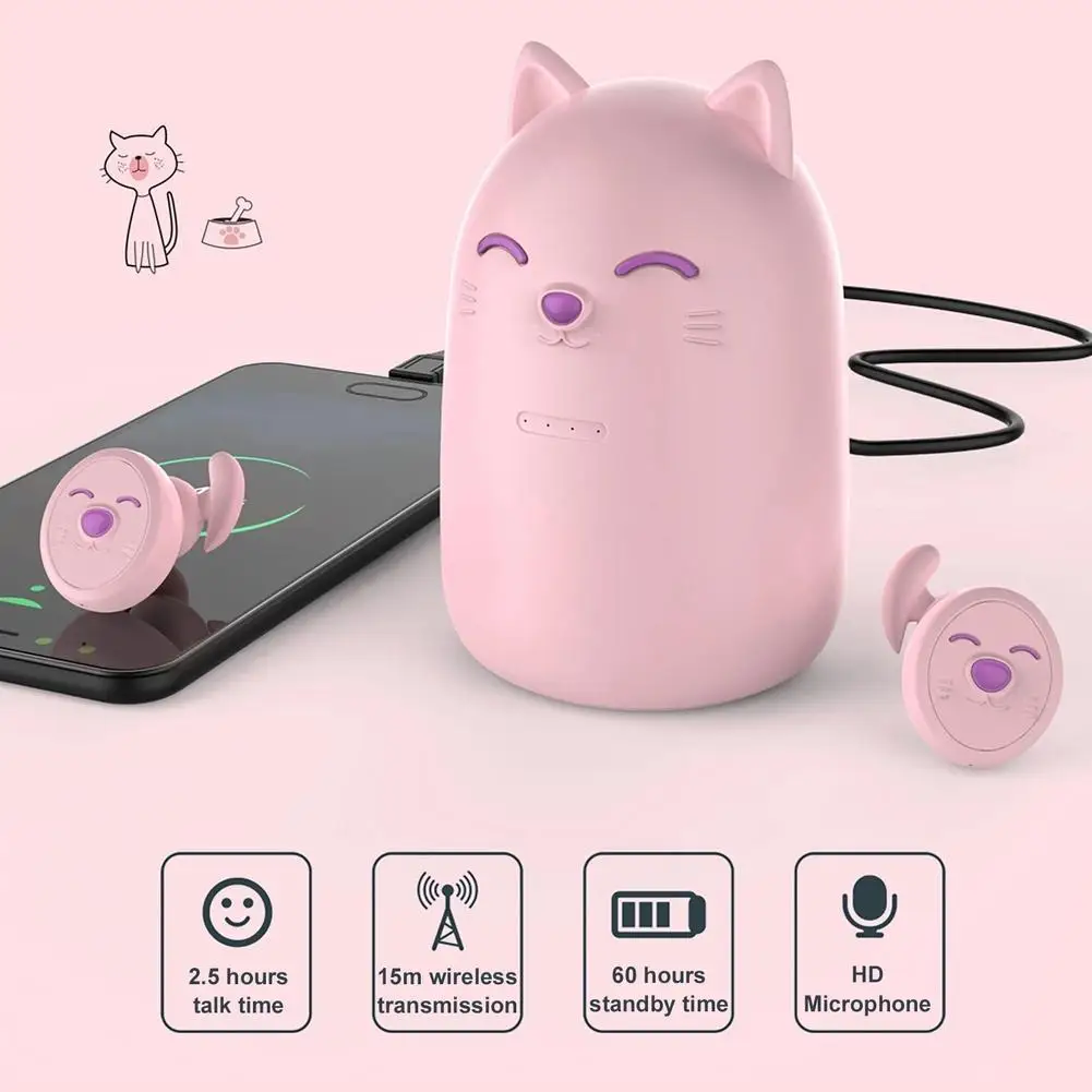 Cute Cartoon TWS Wireless Bluetooth Headset HIFI Sound Stereo Music Earphone with 2000mAh Charge Box LED Light Girl Student Gift
Cute Cartoon TWS Wireless Bluetooth Headset HIFI Sound Stereo Music Earphone with 2000mAh Charge Box LED Light Girl Student Gift