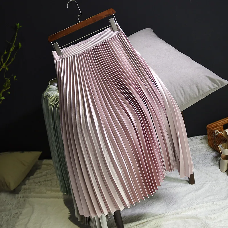 Long Sherhure 2023 Spring Chic Brand A-Line Pleated Skirts High Waist Women Midi Skirt Faldas Mujer Saias
Long Sherhure 2023 Spring Chic Brand A-Line Pleated Skirts High Waist Women Midi Skirt Faldas Mujer Saias