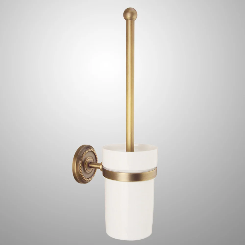 Vintage Antique Copper Toilet Brush Set Wall Mounted Toilet Bowl Cleaner Brush Kit for Bathroom Home Hotel
Vintage Antique Copper Toilet Brush Set Wall Mounted Toilet Bowl Cleaner Brush Kit for Bathroom Home Hotel