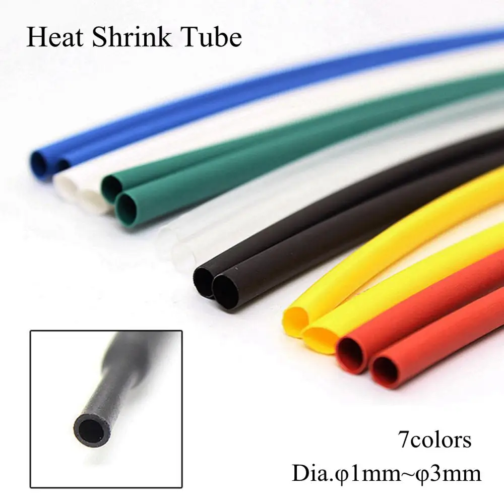 1mm 1.5mm 2mm 2.5mm 3mm Heat Shrink Tube Heatshrink Tubing Black Red Transparent Yellow Blue Green White Cable Sleeve Wrap Wire
1mm 1.5mm 2mm 2.5mm 3mm Heat Shrink Tube Heatshrink Tubing Black Red Transparent Yellow Blue Green White Cable Sleeve Wrap Wire