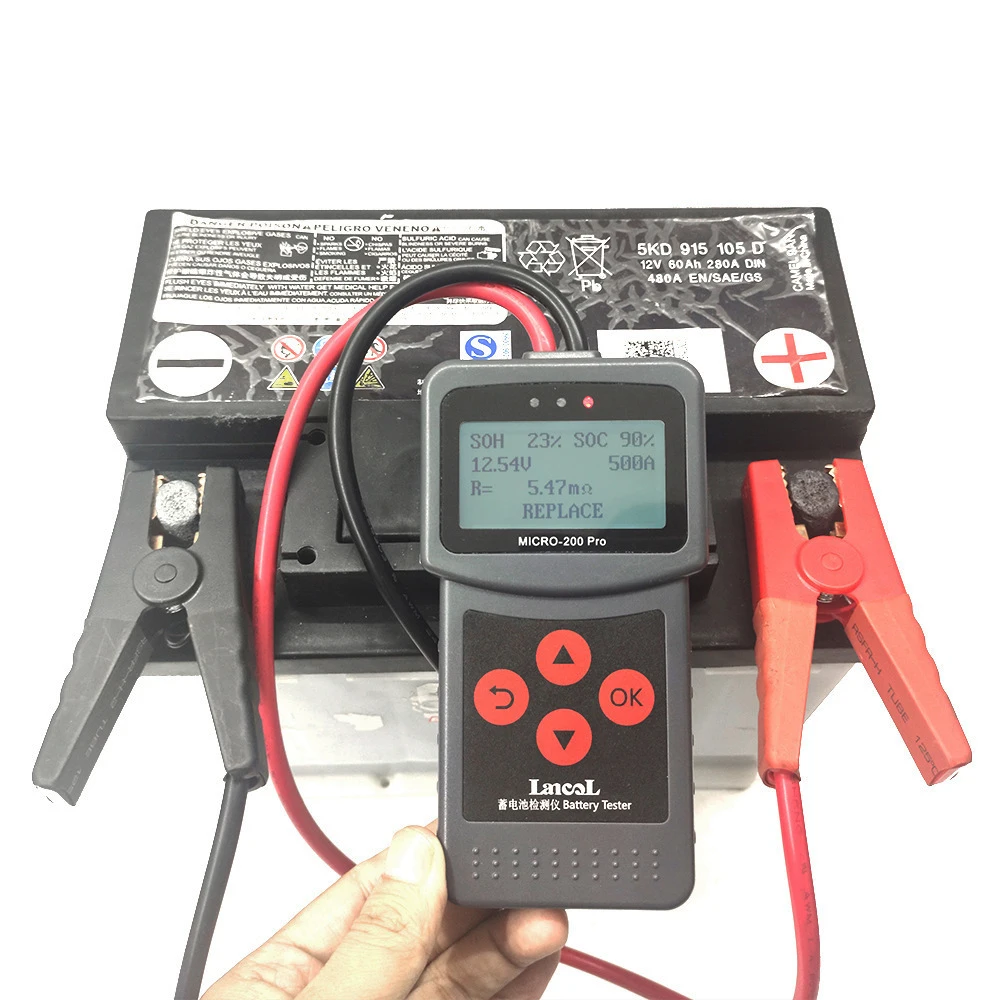 Lancol Motorcycle Battery Tester Voltage Test Analyzer Motorbike 12V MICRO-200 Pro Diagnostic Automotive Car Battery Tester
Lancol Motorcycle Battery Tester Voltage Test Analyzer Motorbike 12V MICRO-200 Pro Diagnostic Automotive Car Battery Tester