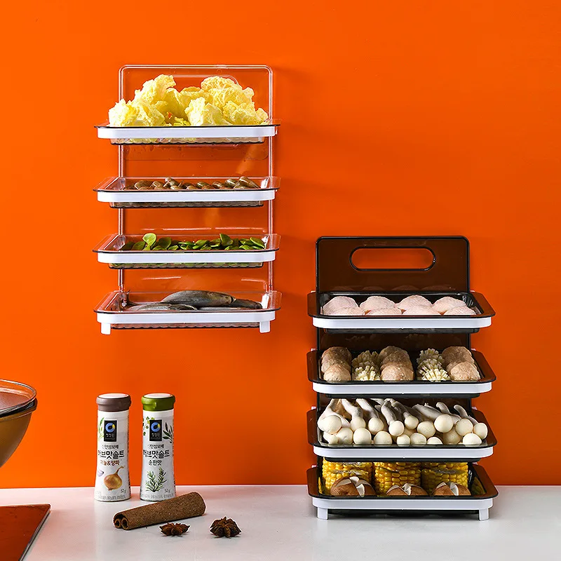 Home Kitchen Fruit and Vegetable Storage and Arrangement Preparation Dish Multi-function Rack Folding Side Dish Tray Creative
Home Kitchen Fruit and Vegetable Storage and Arrangement Preparation Dish Multi-function Rack Folding Side Dish Tray Creative