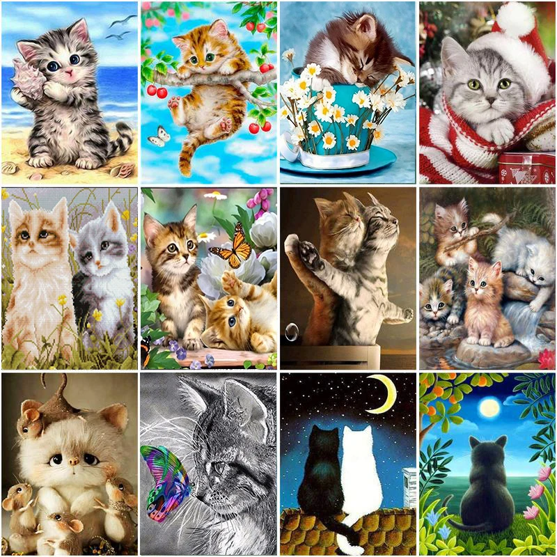 RUOPOTY Diamond Painting Black White Cats 5D DIY Diamond Embroidery Mosaic Handmade Rhinestone Pictures Home Decorations
RUOPOTY Diamond Painting Black White Cats 5D DIY Diamond Embroidery Mosaic Handmade Rhinestone Pictures Home Decorations